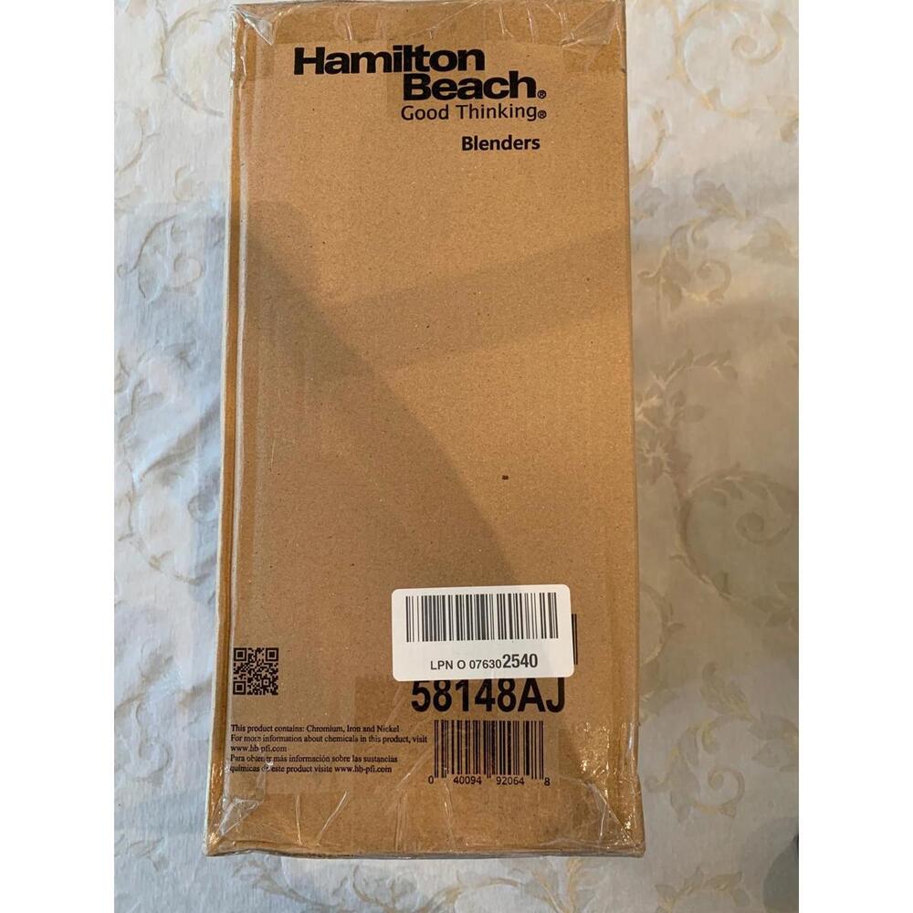 Hamilton Beach Blender. UPC 040094920648